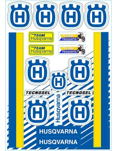 KIT ADHESIVOS HUSQVARNA VINTAGE TECNOSEL