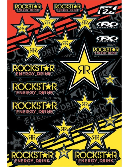 Kit de adhesivos Rockstar Factory Effex, de 10 a 32 unidades