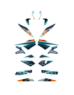 KIT ADHESIVOS FACTORY KTM DUKE 890 R 20/22