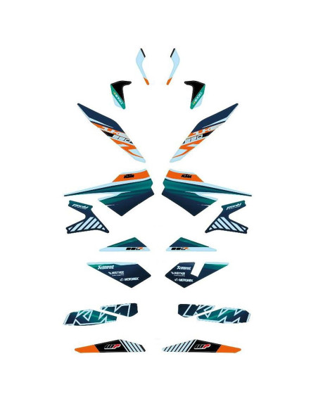 KIT ADHESIVOS FACTORY KTM DUKE 890 R 20/22