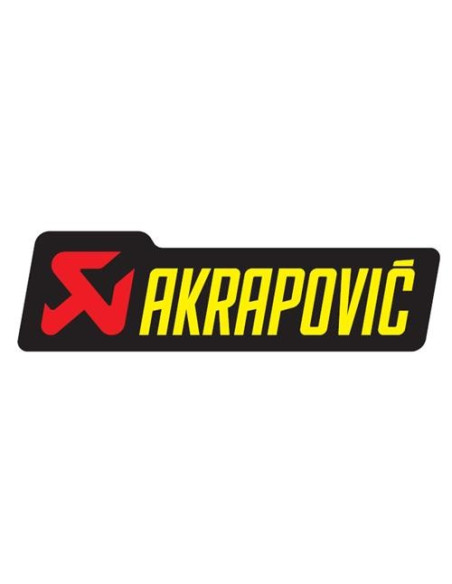 Adhesivo termorresistente Akrapovič para escape, 34 x 120 mm