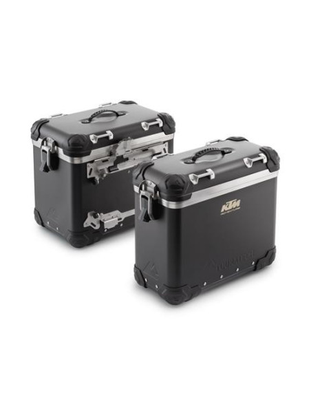 Maleta KTM Touratech 31 L de aluminio anodizado negro