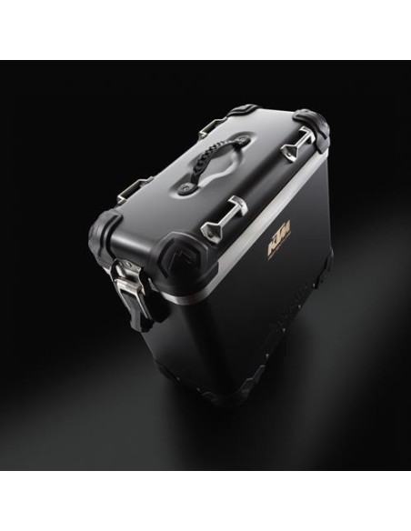 Maleta KTM Touratech 31 L de aluminio anodizado negro