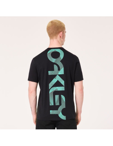 CAMISETA OAKLEY BANDANA 2.0 NEGRO/VERDE