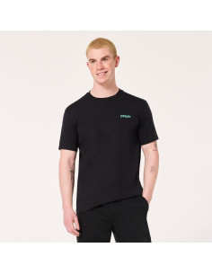 CAMISETA OAKLEY BANDANA 2.0 NEGRO/VERDE 2
