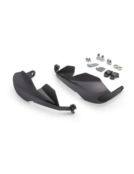 Cubremanos negros KTM/Husqvarna, versión cerrada alta