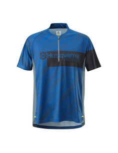 CAMISA HUSQVARNA E-BIKE DISCOVER 1/2 BLUE