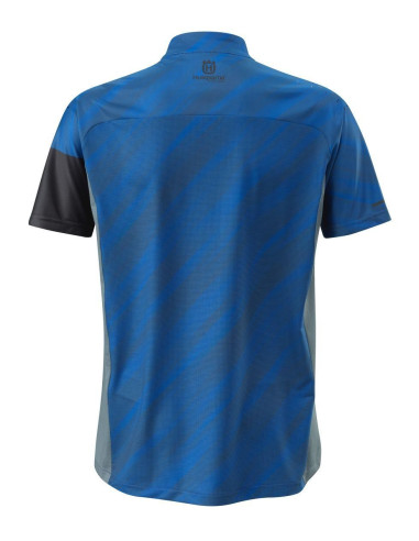 CAMISA HUSQVARNA E-BIKE DISCOVER 1/2 BLUE