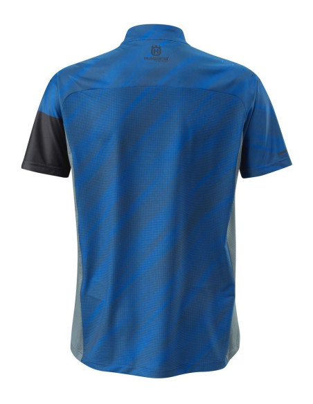 CAMISA HUSQVARNA E-BIKE DISCOVER 1/2 BLUE