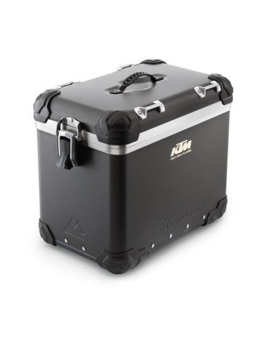 Maleta KTM Touratech 45 L de aluminio anodizado negro