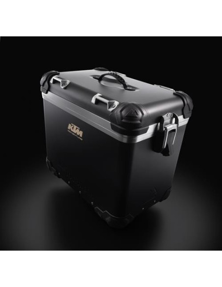 Maleta KTM Touratech 45 L de aluminio anodizado negro