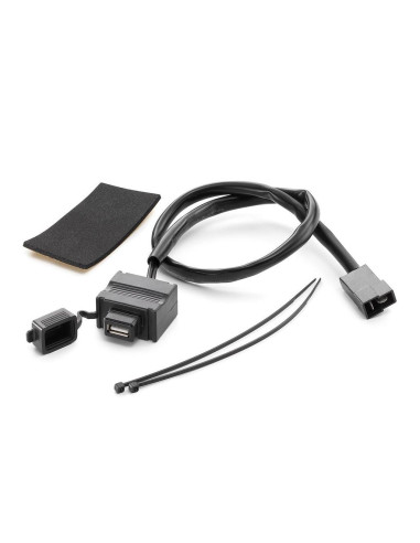 Kit de toma USB-A KTM con tapa protectora, 5 V