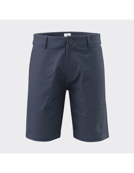 PANTALON HUSQVARNA CORTO ACCELERATE AZUL