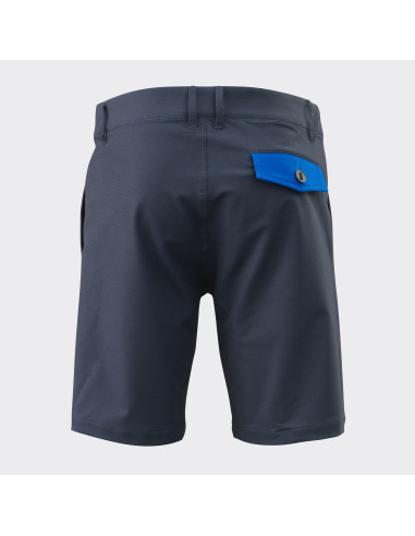 PANTALON HUSQVARNA CORTO ACCELERATE AZUL