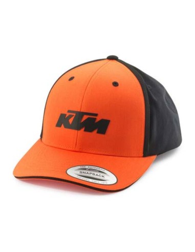 Gorra KTM Mechanic Curved naranja y negra